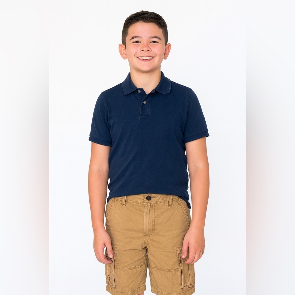 Cherokee Tan Cargo Shorts Knee-Length. Size boy 14.